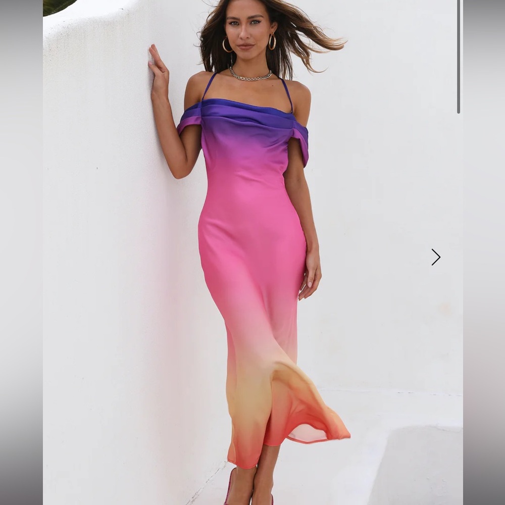 ALL ABOUT HER MAXI DRESS MULTI